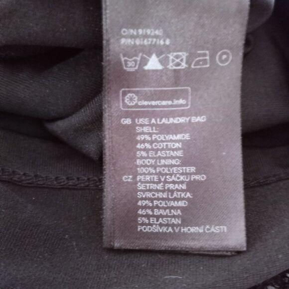 H&M BLACK LACE BODYCON LONG SLEEVE DRESS SZ.XS EUC - Picture 8 of 8